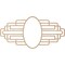Ekena Millwork Elizabeth Wood Fretwork Pierced Ceiling Medallion, Alder, 34"W x 17"H x 9 3/8"IW x 16 1/8"IH x 3/8"T CMWP34X17X0375EBAL - alternate 2